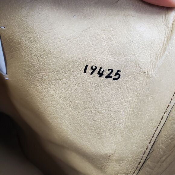 Frye 'Veronica' Back Zip Moto Boot Brown Women's Size 7B Leather Distressed GUC - Picture 12 of 16